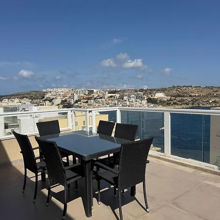 3 Bedrm Penthouse Amazing Views Apartment St. Paul's Bay
